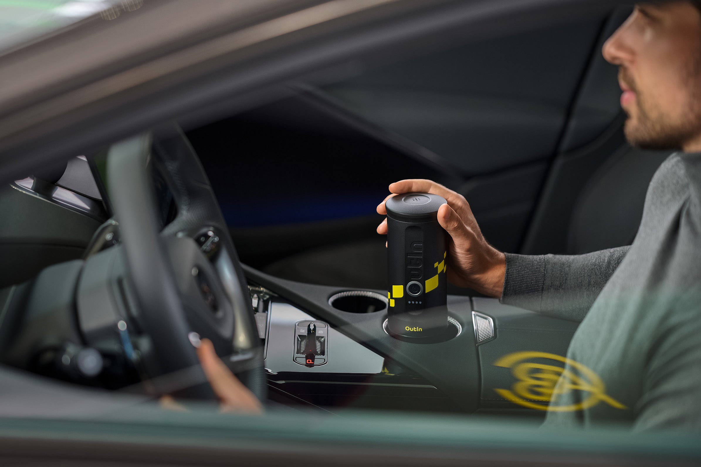Perfekter Espresso, direkt aus dem Auto