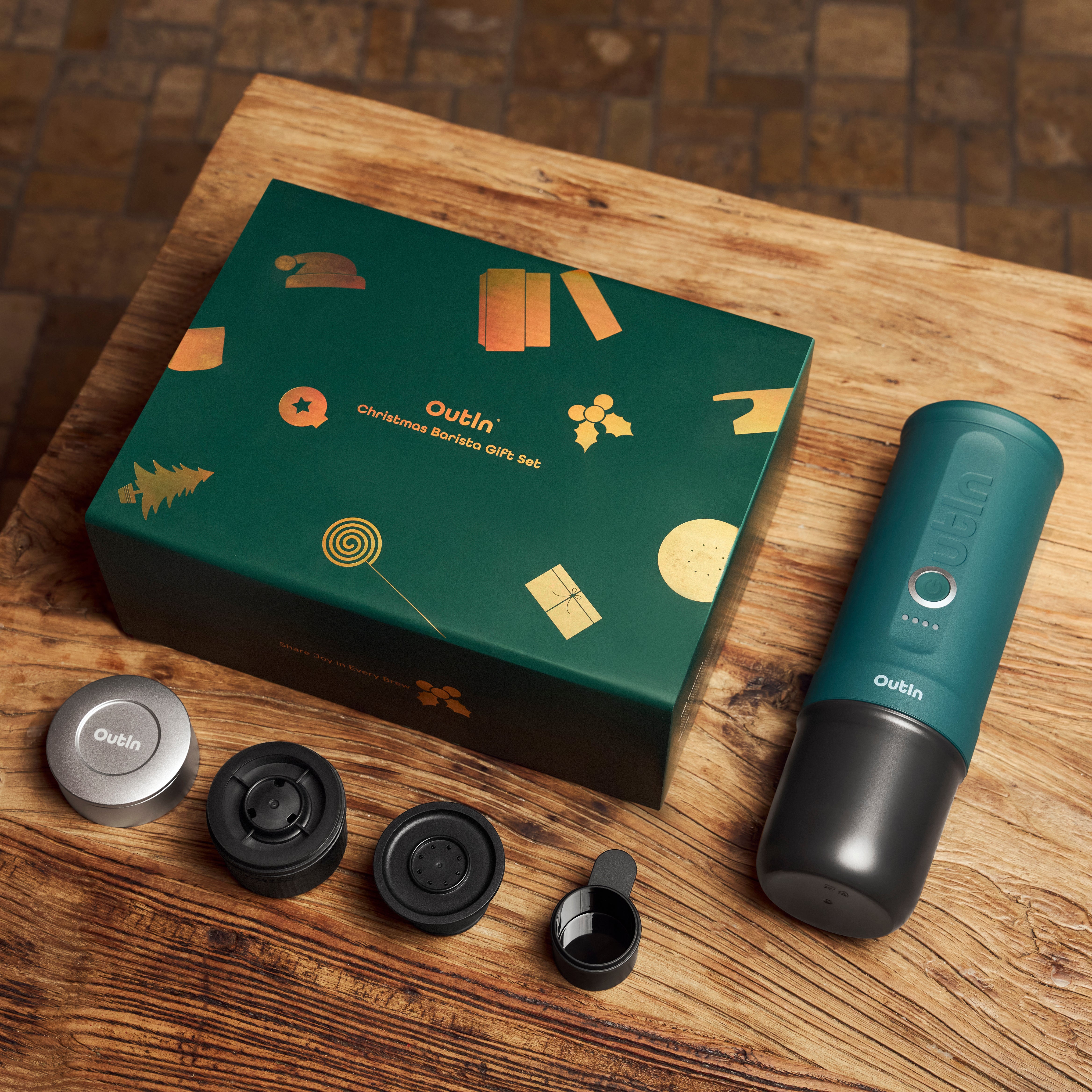 Das ultimative Barista-Geschenkset: OutIn Nano & Basket Plus