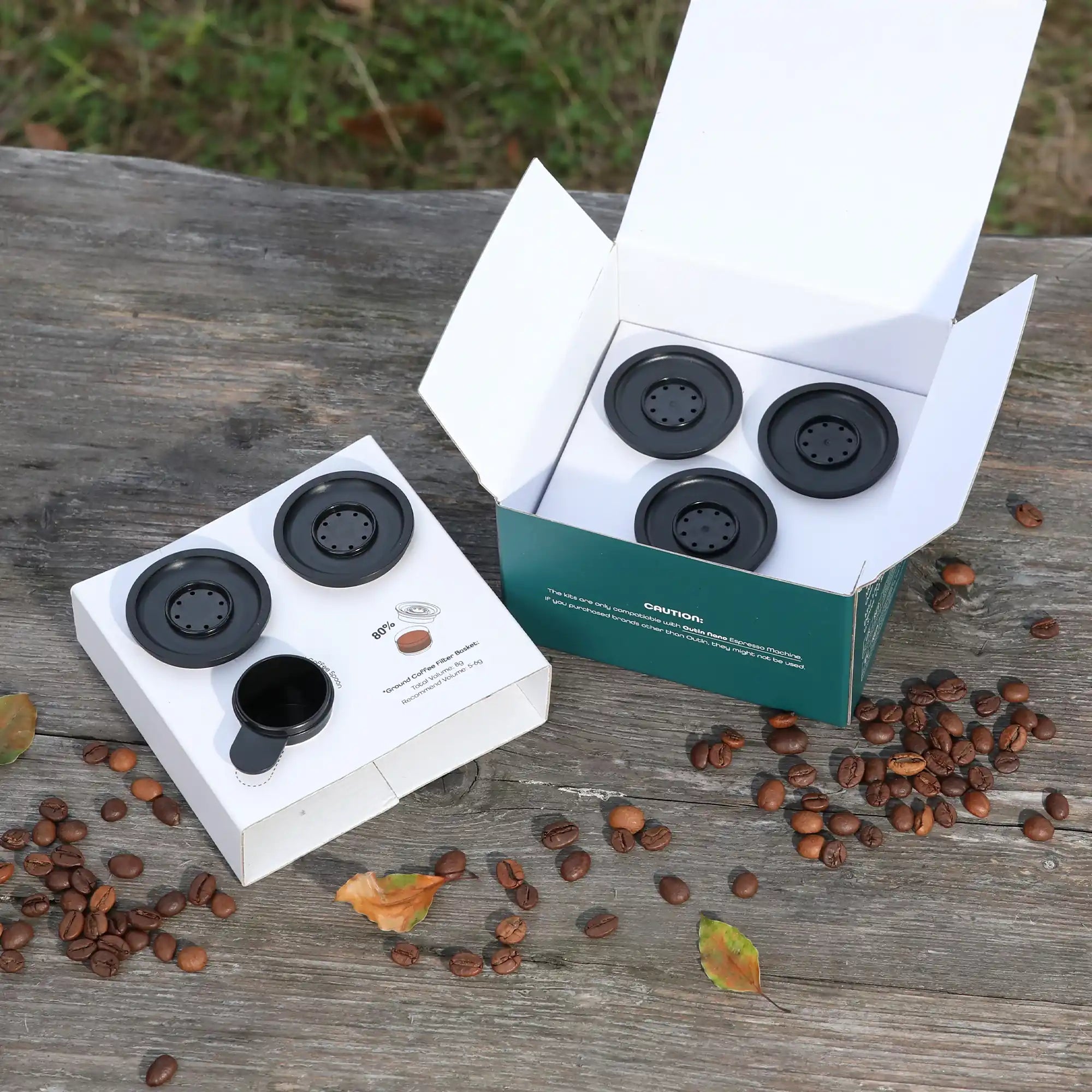 Filterkorb-Set (6 g–8 g) für die Nano Tragbare Espressomaschine
