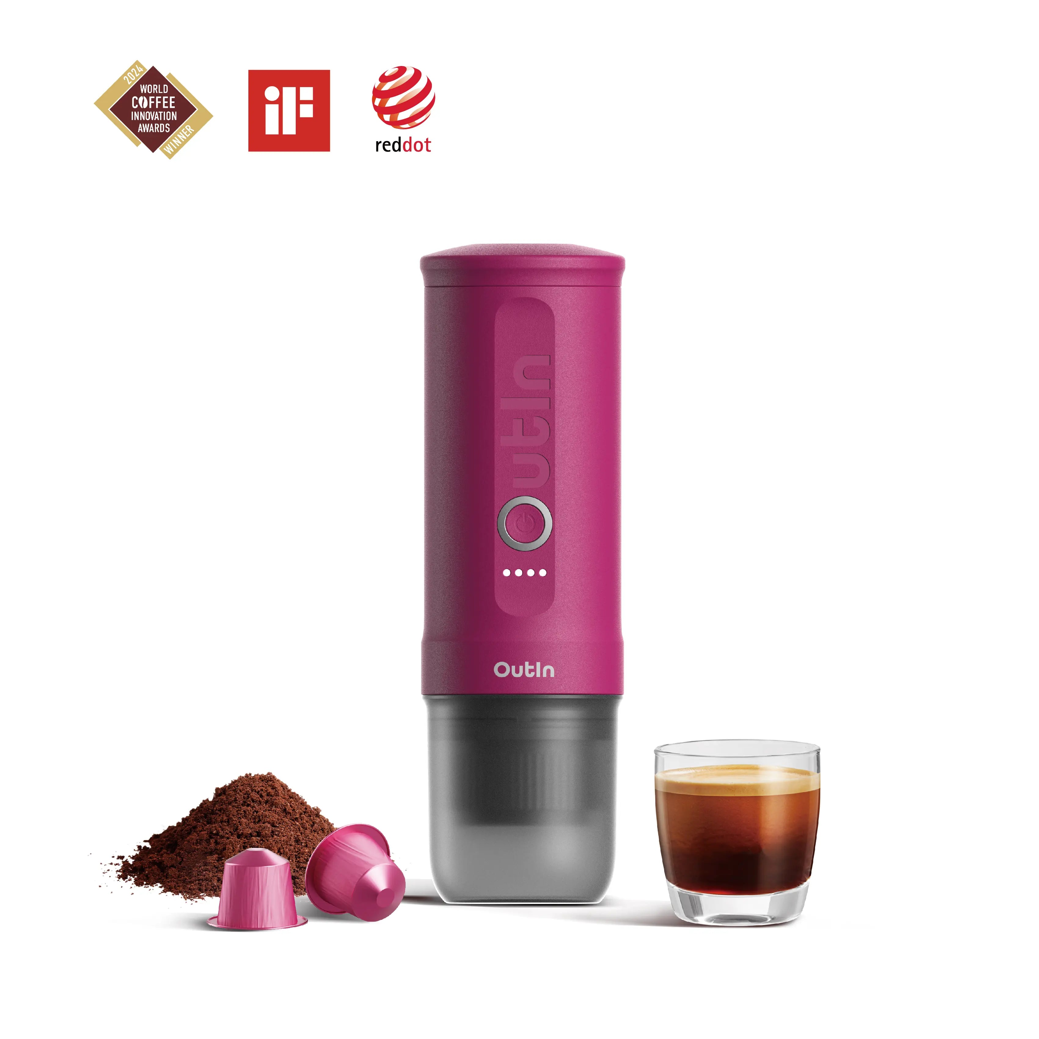 Nano Tragbare Espressomaschine (Rot)