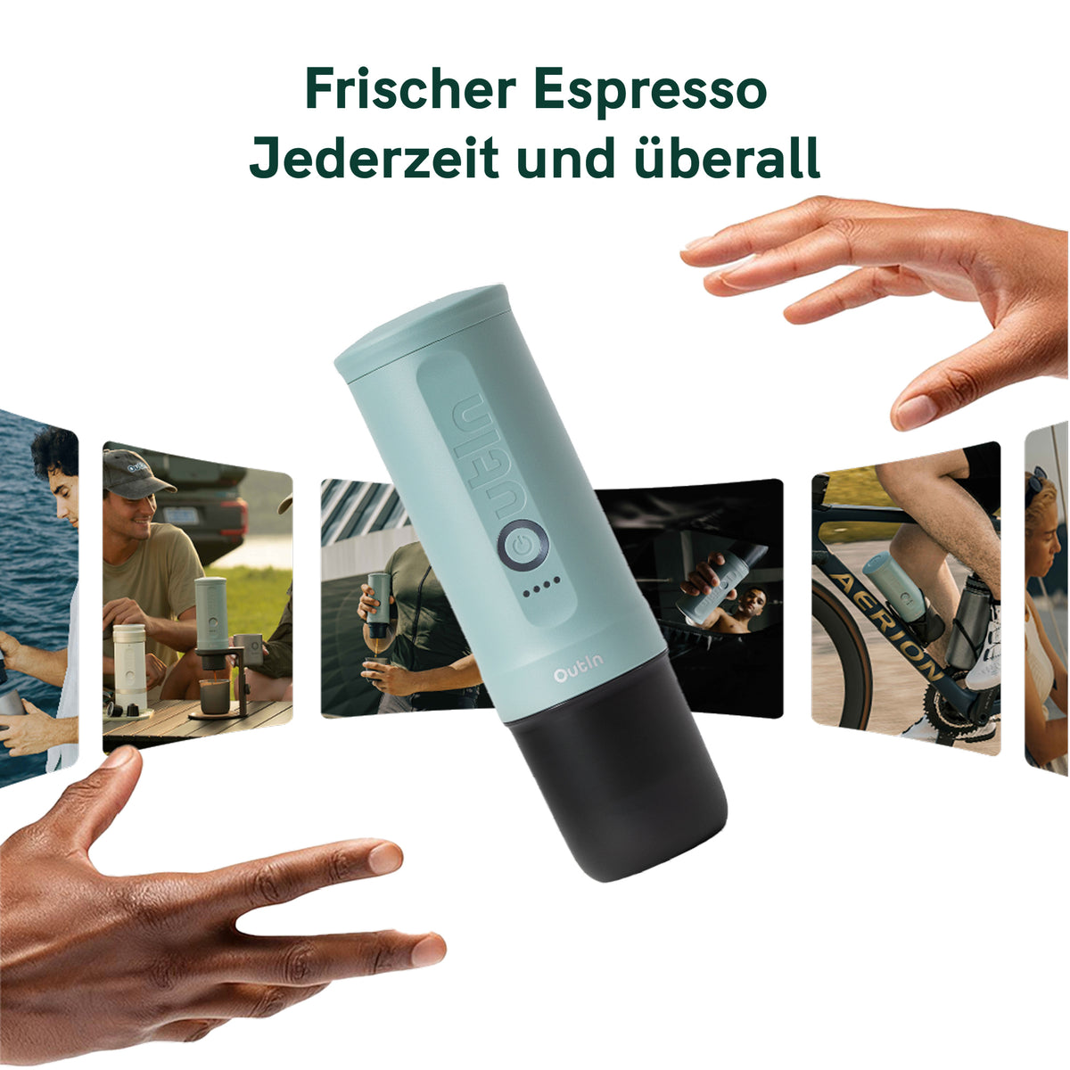 OutIn Nano 2 Tragbare Elektrische Espressomaschine