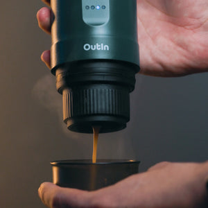 Nano Tragbare Espressomaschine (Blaugrün)
