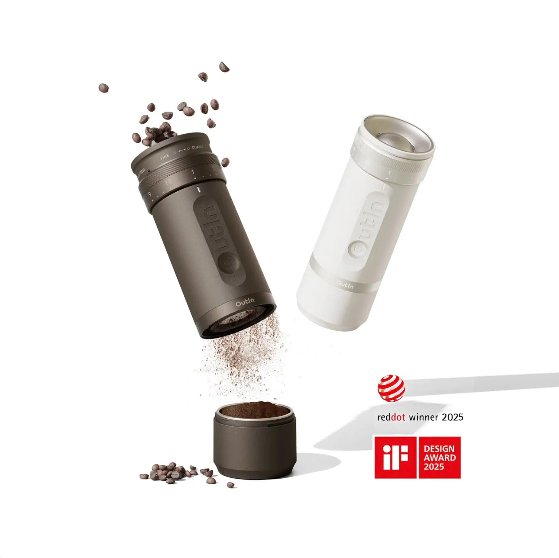 OutIn Fino Tragbare Elektrische Kaffeemühle (Vorbestellung)