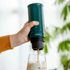 Nano Tragbare Espressomaschine (Blaugrün)