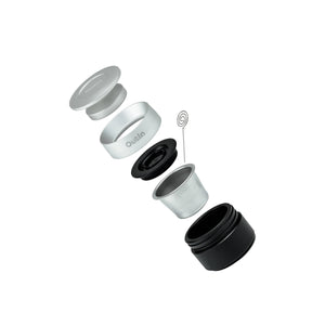Components of Outin Nano Basket Plus for portable espresso brewing
