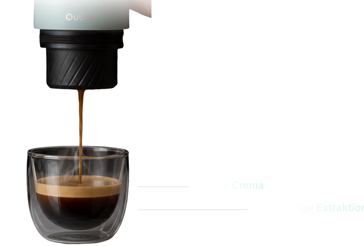 Hochdruckpumpe für reichhaltigere Crema